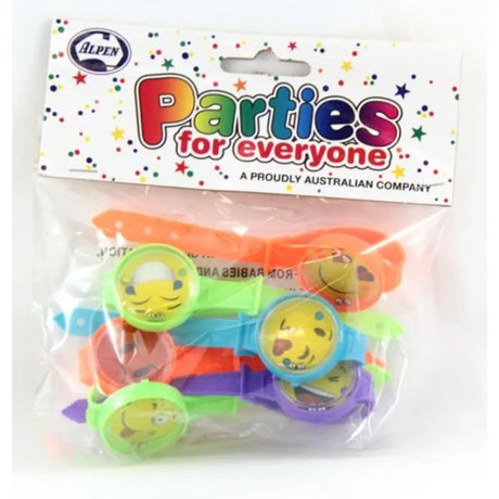 Alpen Party Favors Emoji Watches 6Pk 203723