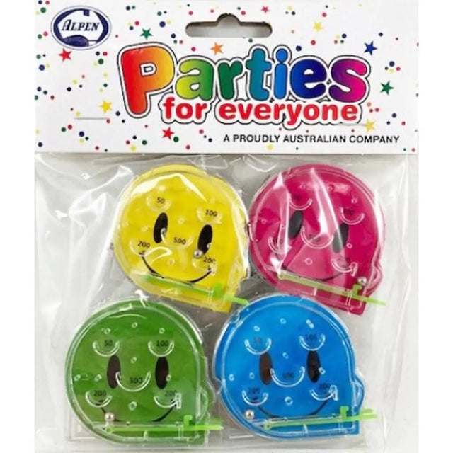 Alpen Party Favors Pinball Game 6Pk 203713