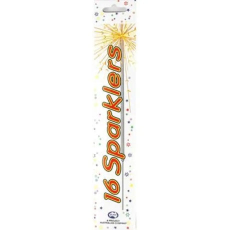 Alpen Party Sparklers 25cm 16Pk 431322