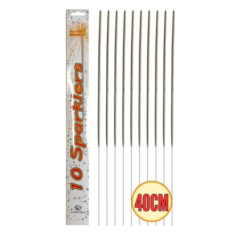 Alpen Party Sparklers 40cm 10Pk 431327