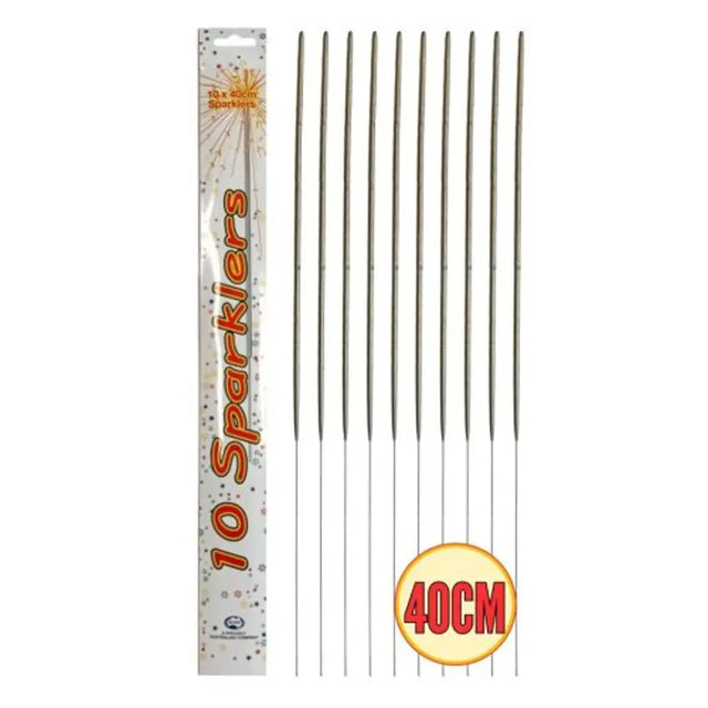 Alpen Party Sparklers 40cm 10Pk 431327