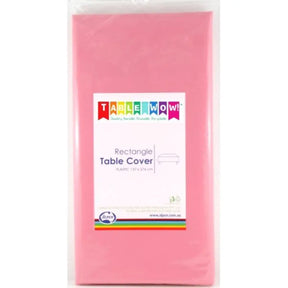 Alpen Plastic Table Cover Rectangle Light Pink 137x274cm 388104