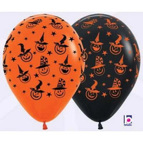 Alpen Standard Orange & Black Pumpkin Hat 30cm 50pk 222181