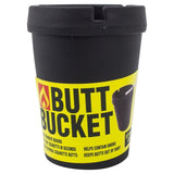 BUTT BUCKET Ashtray Plastic Black 31771