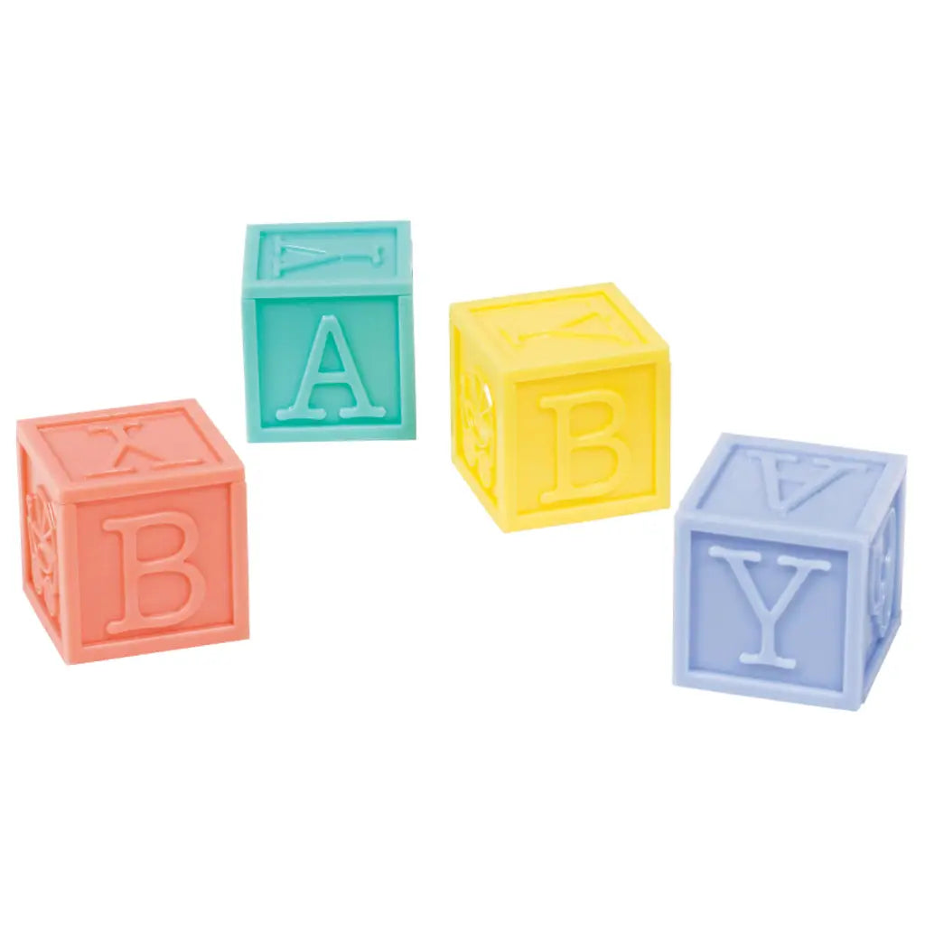 Baby Shower Baby Blocks Multi-Coloured 4Pk 380178
