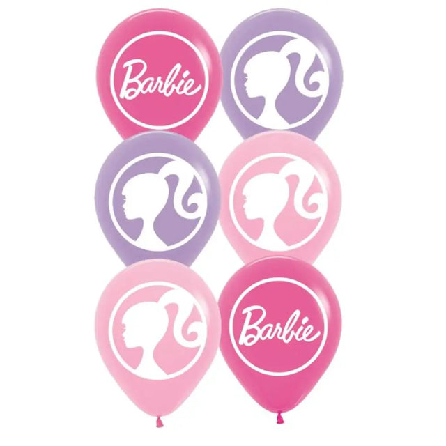 Barbie Latex Balloons 30cm 6Pk 8847043