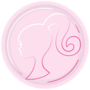 Barbie Round Paper Plates 23cm 8Pk 8846930