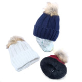 Beanie Women Heat Control Thermal Lined Pom Pom Assorted Colours 211043