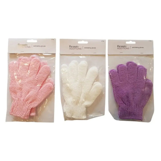 Beauty Exfoliating Gloves 2Pk YSA291