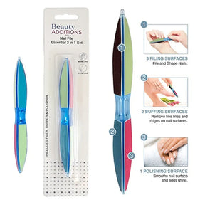 Beauty Nail File 6 Sided PCA0109