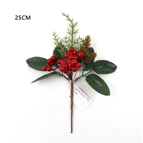 Berries & Leaves Pick 25cm XM215275