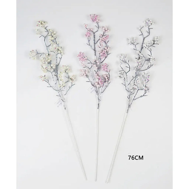 Berry Pick Pearlized 74cm White & Pink XM215466
