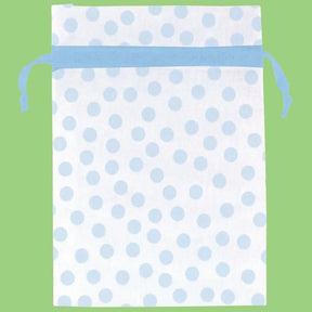 Blue Dots Organza Bags 12Pk 382363
