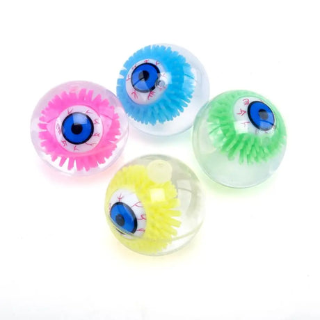 Bouncy Light Up Water Ball With Eye Ball 5.5cm Assorted Colours 280889