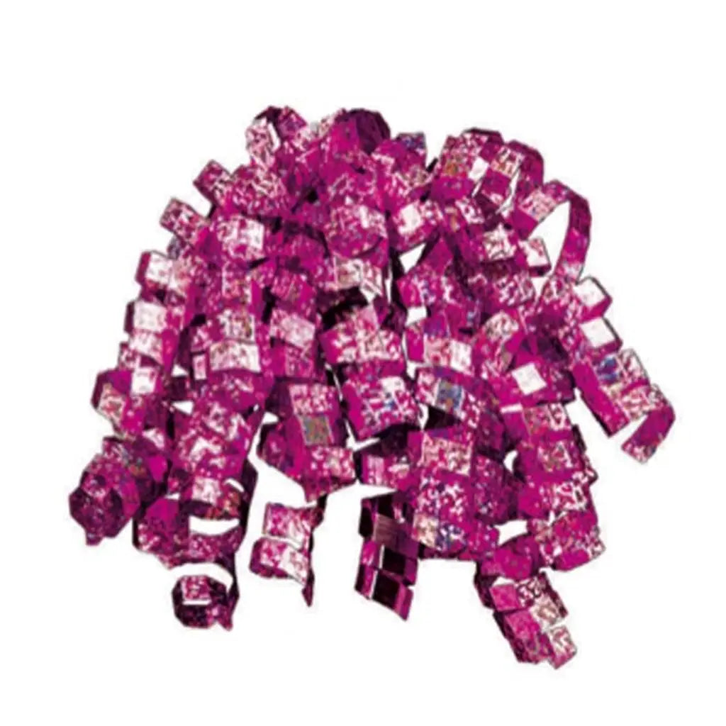 Bow Crinkle Holo Hot Pink E720020