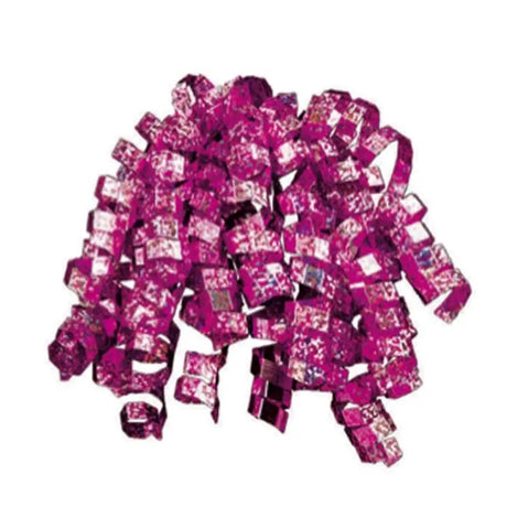 Bow Crinkle Holo Hot Pink E720020