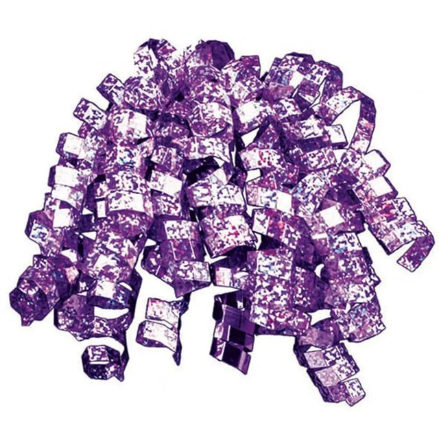 Bow Crinkle Holo Purple E720049