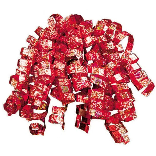 Bow Crinkle Holo Red E720002