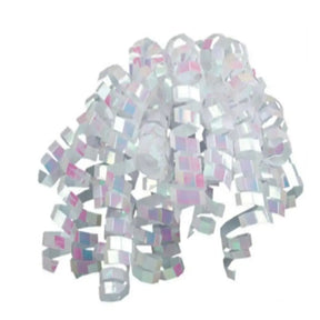 Bow Crinkle Irr White E720009