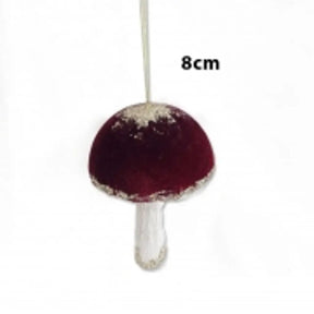 Burgundy Mushroom 11X8X8cm XM216456