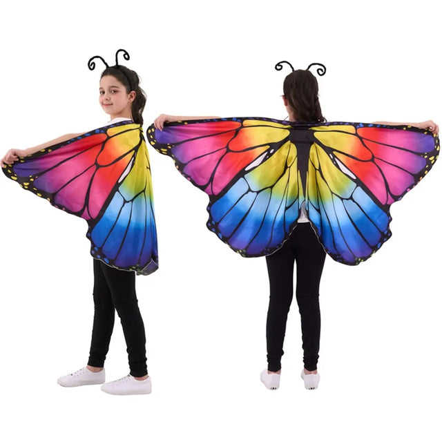 Butterfly Cape & Headband Costume Set 105x50cm PP49868