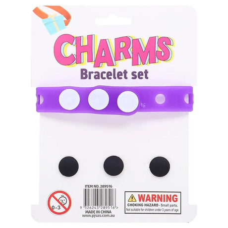 Charms Bracelet Set Assorted Designs 22.5x1.5cm 4Pcs B289516