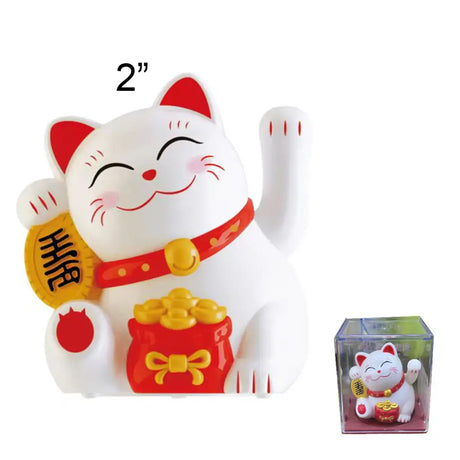 Chinese Fortune Cat Solar 2in K176460