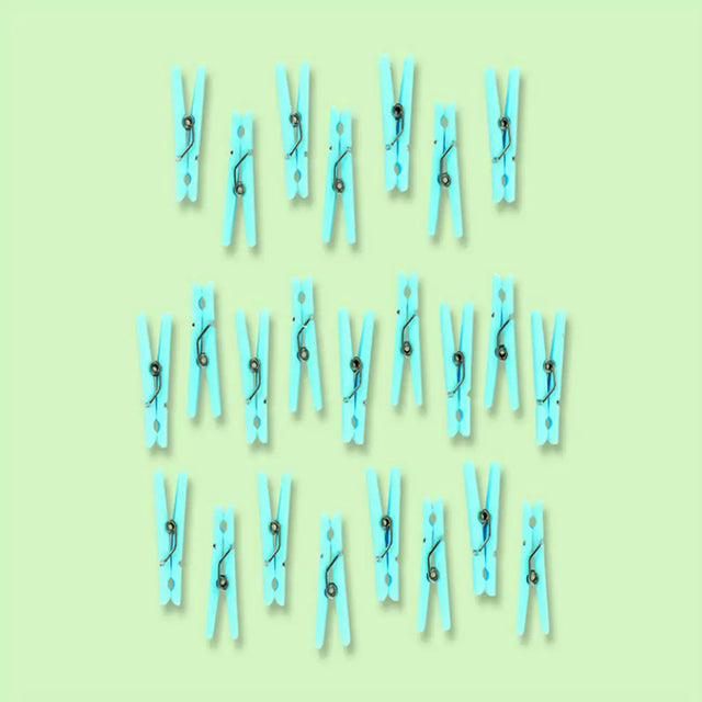 Clothespin Blue Favor 24Pk 382336.56