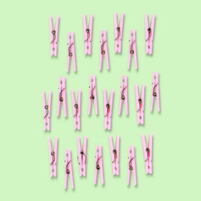 Clothespin Pink Favor 24Pk 382337.56
