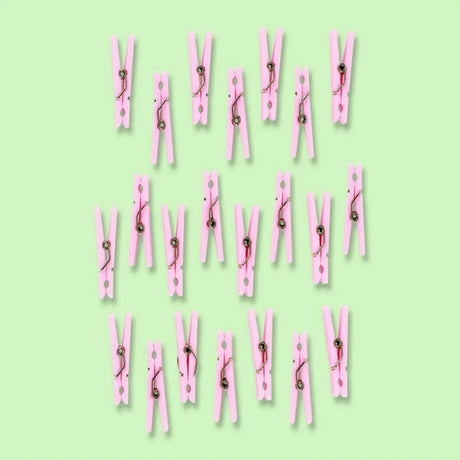 Clothespin Pink Favor 24Pk 382337.56