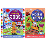 Colouring Book Kids Amazing Jobs Assorted Designs 270x195mm 48Pg 320028