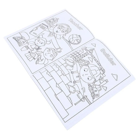 Colouring Book Kids Amazing Jobs Assorted Designs 270x195mm 48Pg 320028