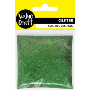 Craft Glitter Green 25g VCGGR