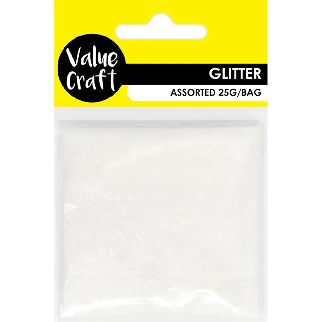 Craft Glitter White 25g VCGWH