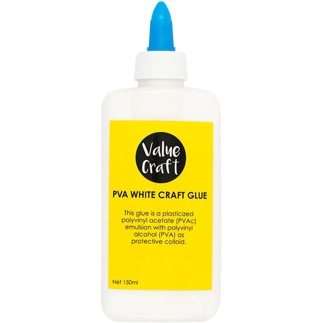 Craft Glue PVA White School 150ml VCTP3
