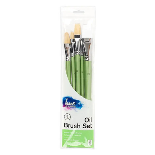 Dats Brush Set Oil Hog Hair/Taklon Value Pack 1 W16.2 Fsc 6Pk 65570