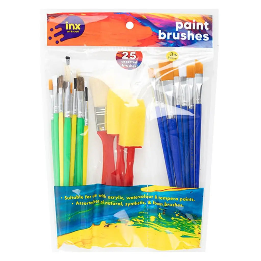 Dats Brushes Paint Set Assorted Sizes 25Pk 71529