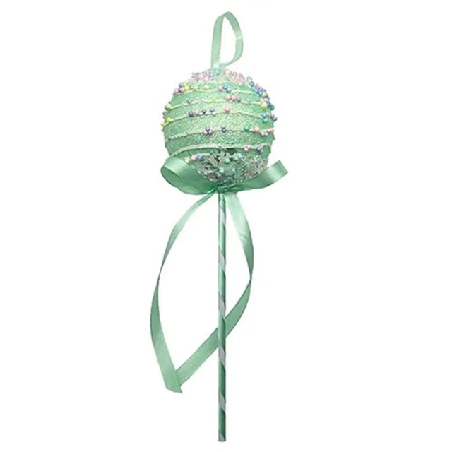 Dats Decoration Xmas Ornaments Tree Cake Pop Green 15cm 73232
