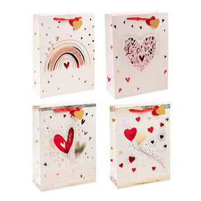 Dats Gift Bag 210gsm Hearts W J Hook XL 300x420x120mm 71790