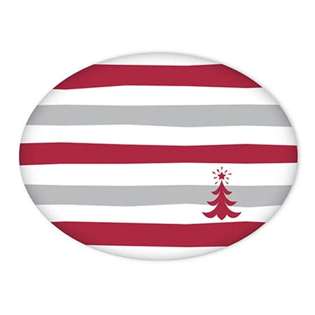 Dats Melamine Plate Oval Xmas 30x22cm 73211