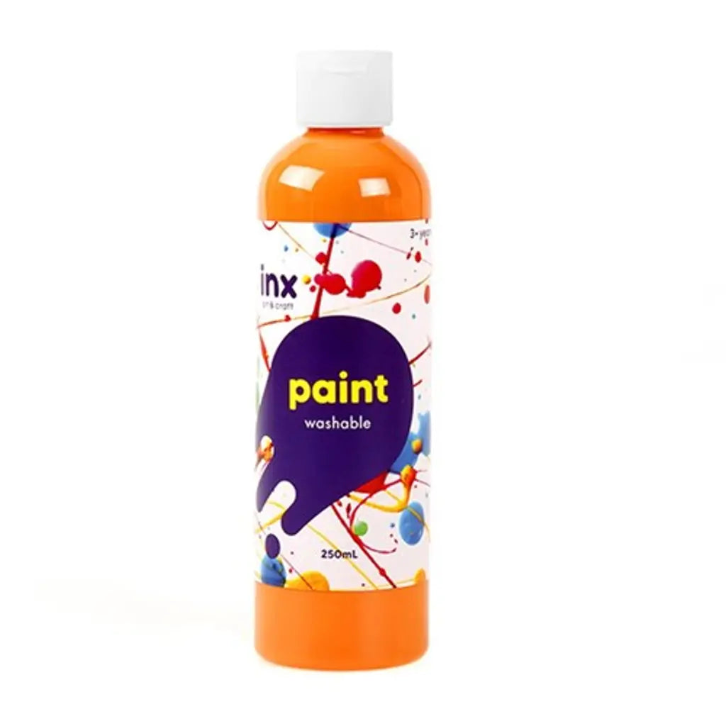 Dats Paint Washable Bottle Tempera Orange 250ml 53857