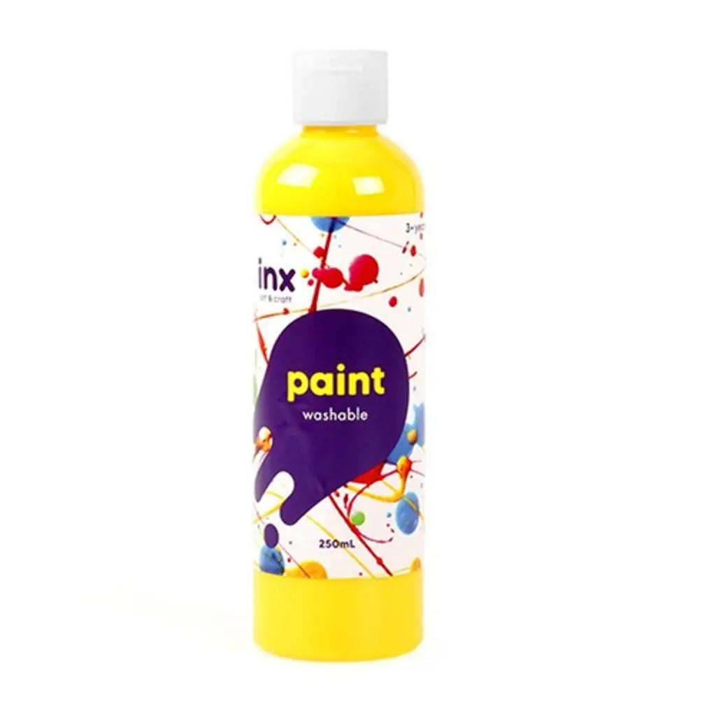 Dats Paint Washable Bottle Tempera Yellow 250ml 53853