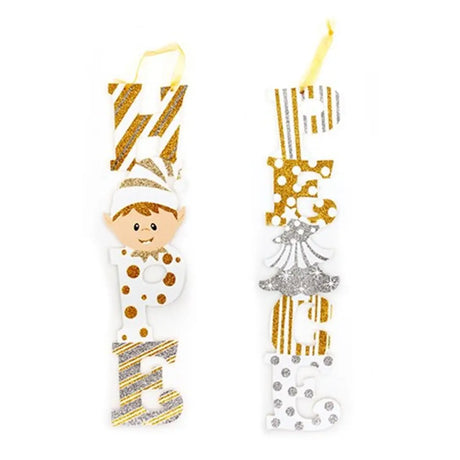 Dats Sign Xmas Hanging Pendant 44cm 3 Asst 71062