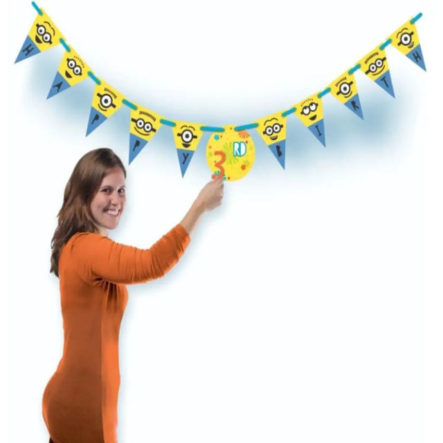 Despicable Me Jumbo Add-An-Age Banner 121798