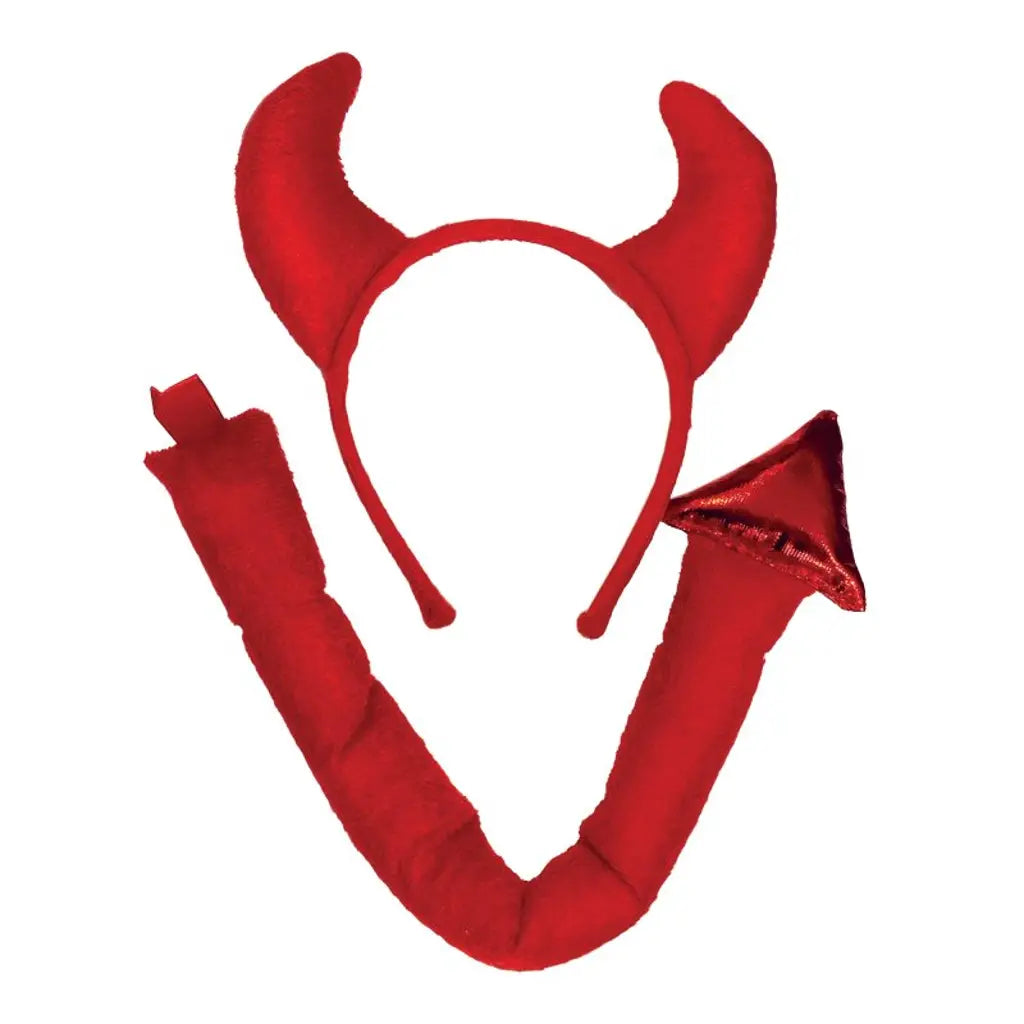 Devil Headband & Tail Set 88060189