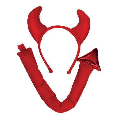 Devil Headband & Tail Set 88060189