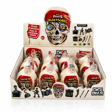 Dig & Discover Pirates 12 Assorted Designs 331192