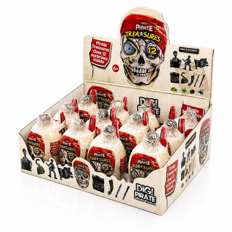 Dig & Discover Pirates 12 Assorted Designs 331192