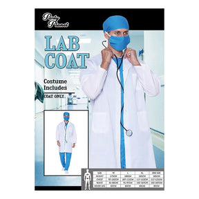 Doctor Lab Coat Costume One Size Fit Most Including Coat Only PP40073-ONE SIZE