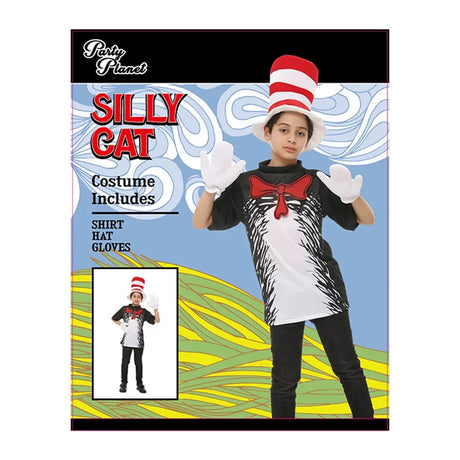 Dr. Seuss Costume Including Shirt, Hat, Gloves, PP79090